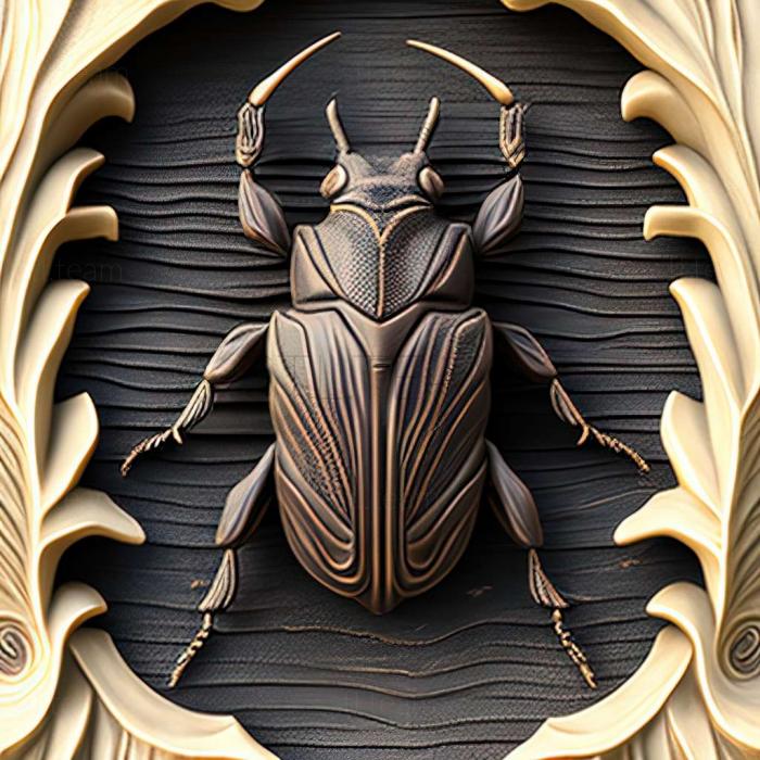 3D model Chalcosoma caucasus (STL)